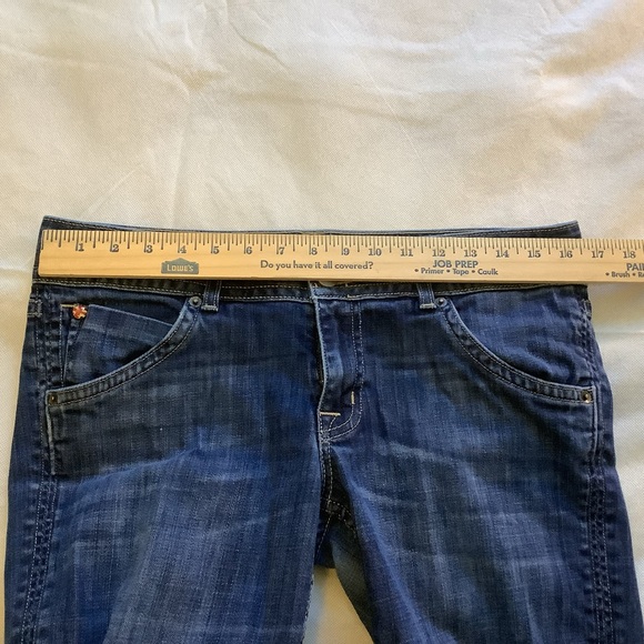 Hudson Women Jeans Size 31 Inseam 32.5” Double Buttons Made In USA Style#W170DHA - Picture 10 of 16